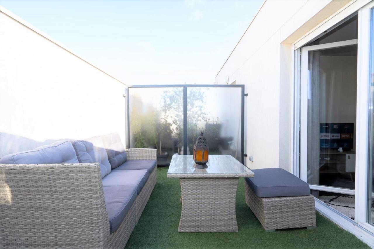 T3-Rare-2 Chambres-Parking Gratuit-2 Terrasses-Netflix-Proche Paris-La Defense Argenteuil Exteriör bild