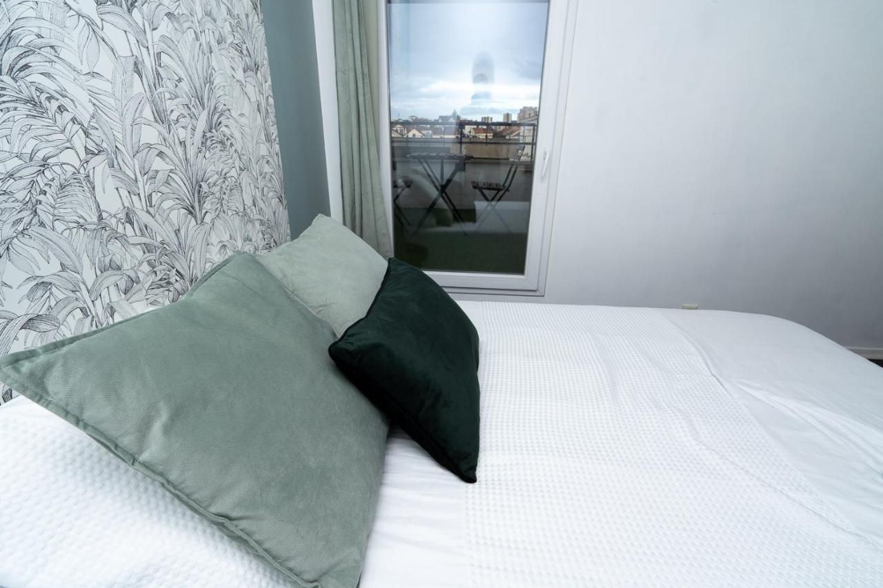 T3-Rare-2 Chambres-Parking Gratuit-2 Terrasses-Netflix-Proche Paris-La Defense Argenteuil Exteriör bild